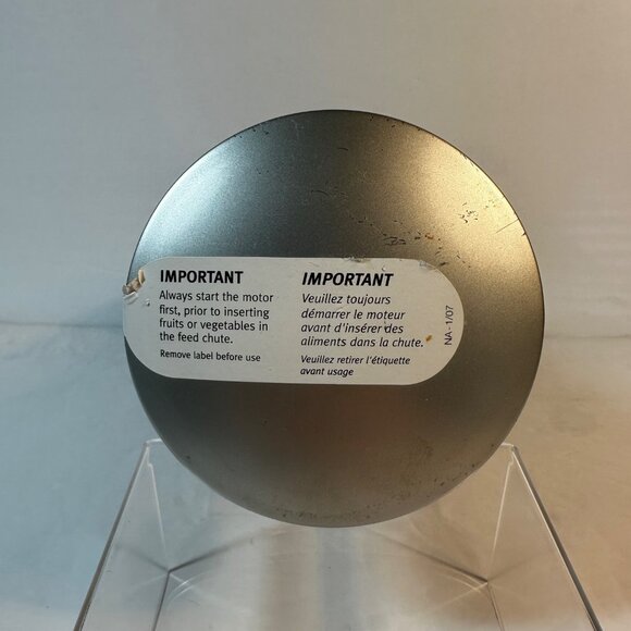 Breville Juice Fountain BJE200XL Juicer Fruit Veggie PUSHER Replacement Part - Picture 5 of 7